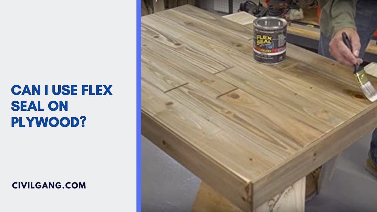 Can I Use Flex Seal On Plywood?