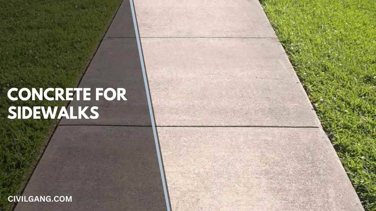 Concrete for Sidewalks