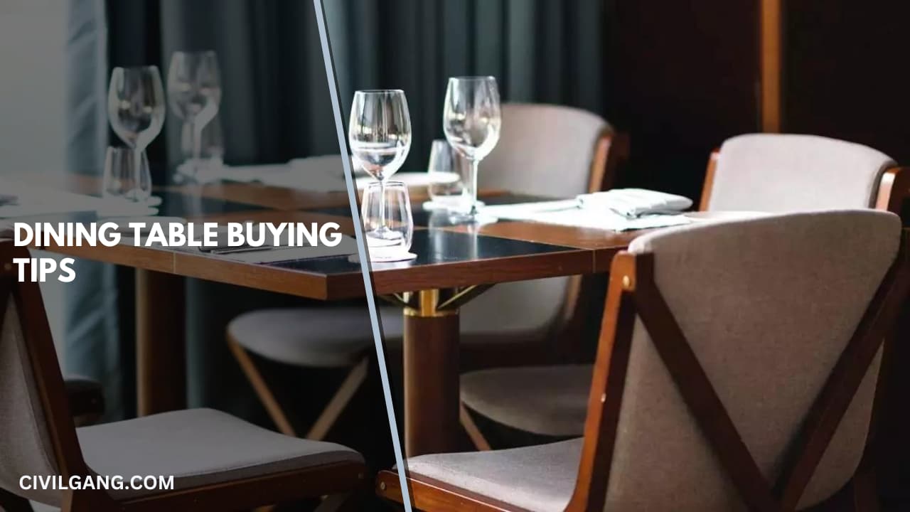 Dining Table Buying Tips
