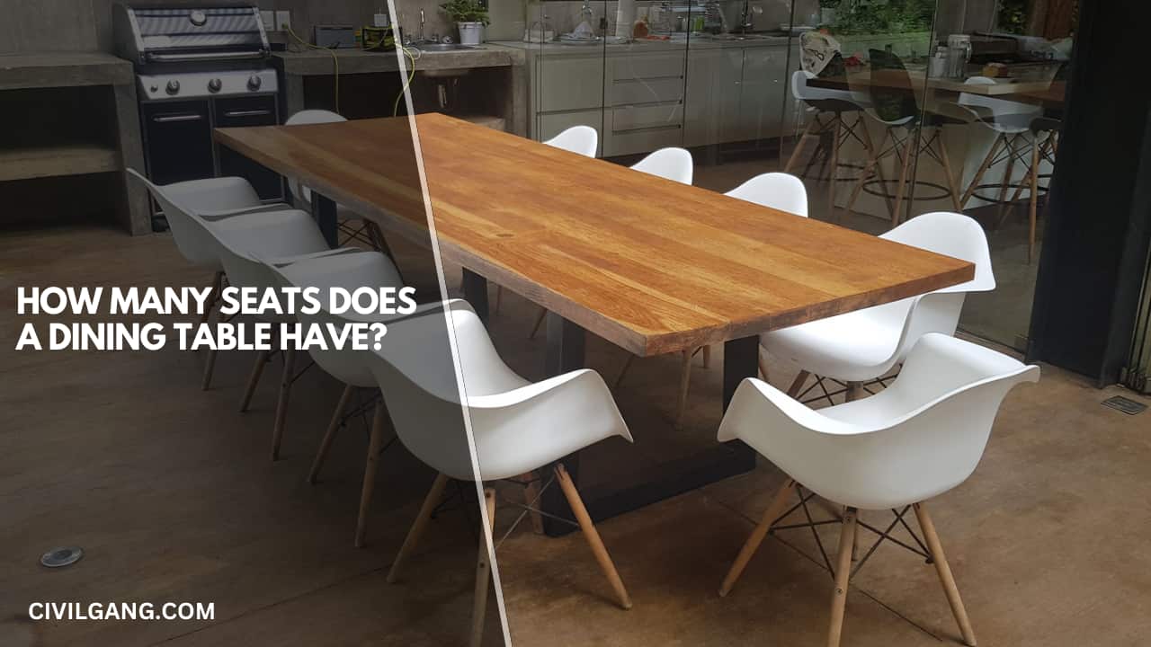 How Many Seats Does a Dining Table Have