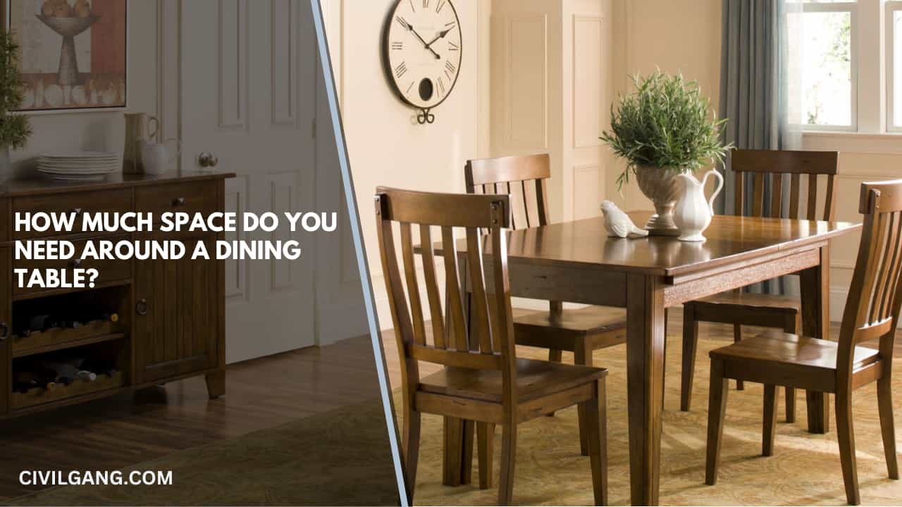 How Much Space Do You Need Around a Dining Table