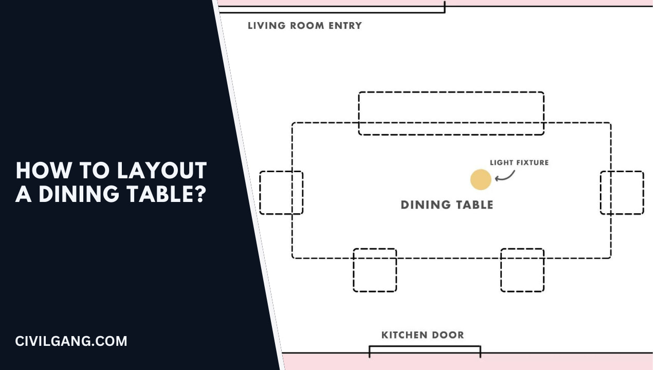 How to Layout a Dining Table