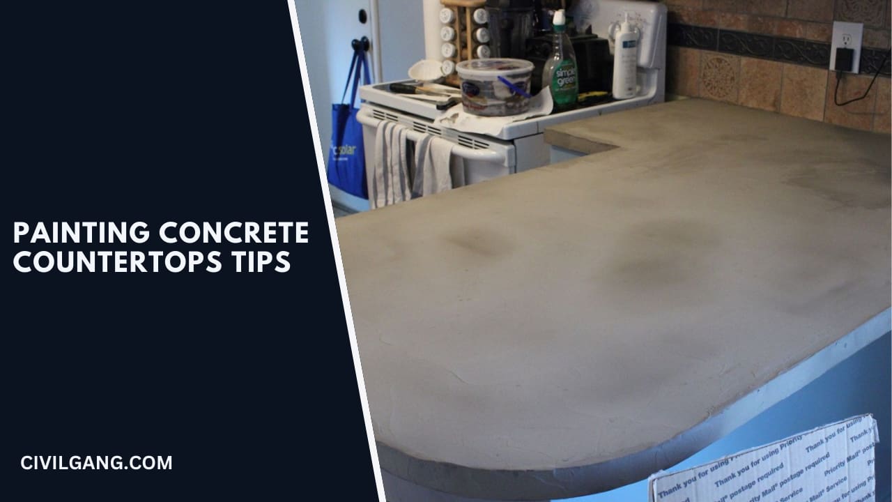 Painting Concrete Countertops Tips