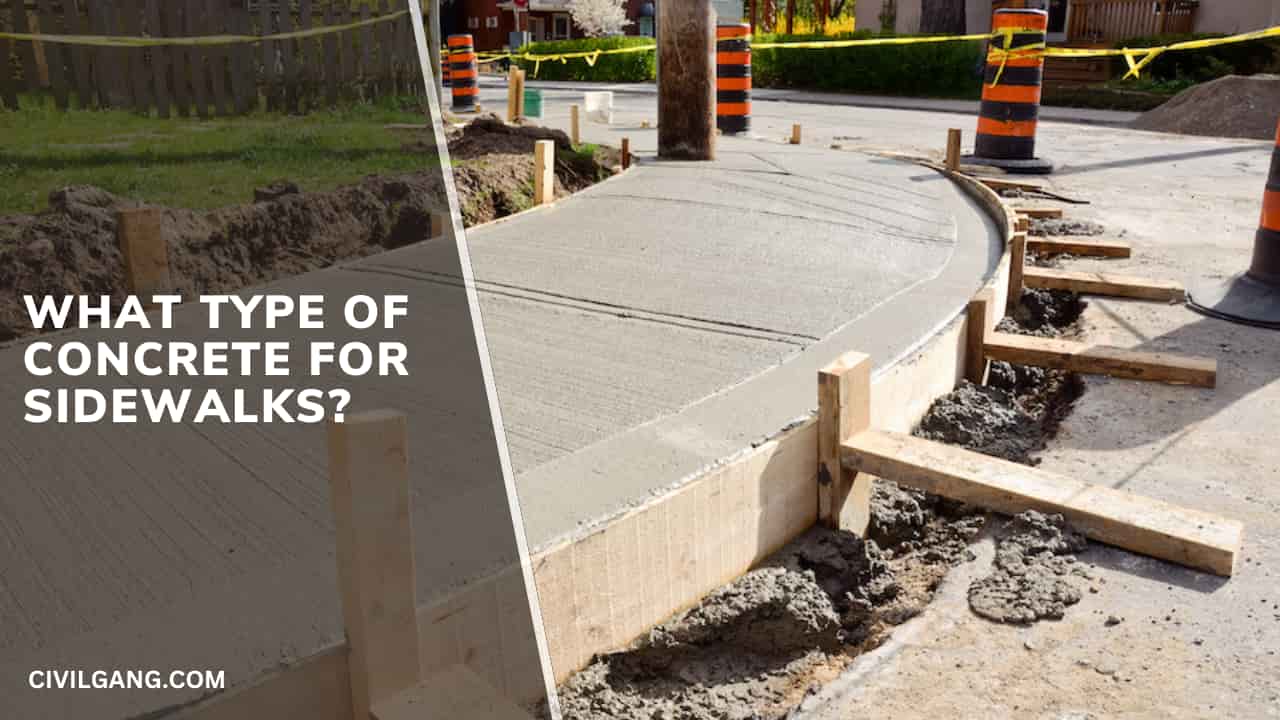 What Type of Concrete for Sidewalks