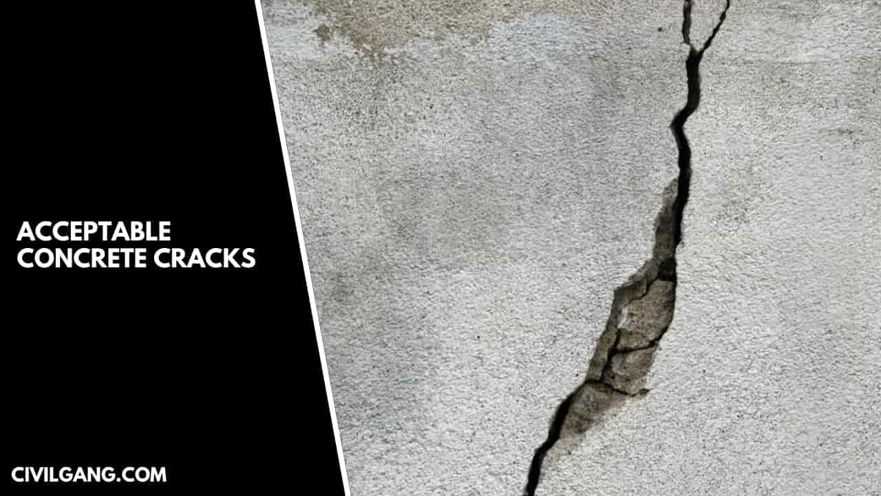 Acceptable Concrete Cracks