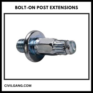 Bolt-On Post Extensions
