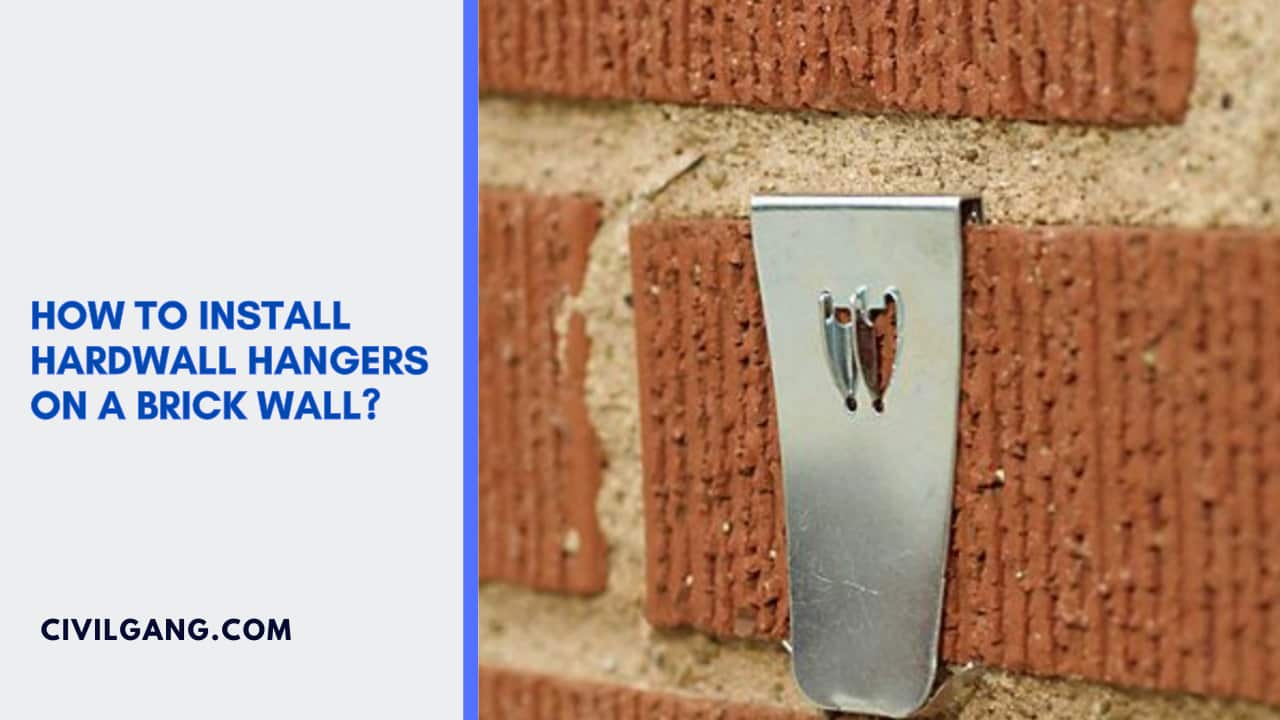How to Install Hardwall Hangers on a Brick Wall