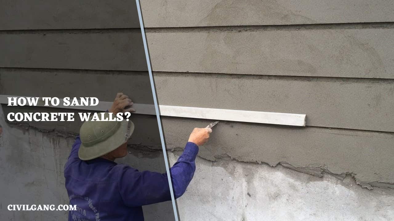 How to Sand Concrete Walls
