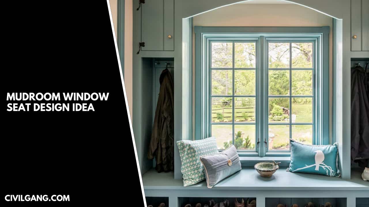 Mudroom Window Seat Design Idea