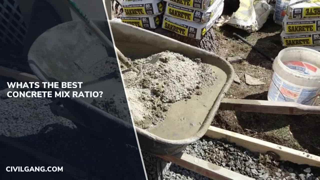 What’s the Best Concrete Mix Ratio