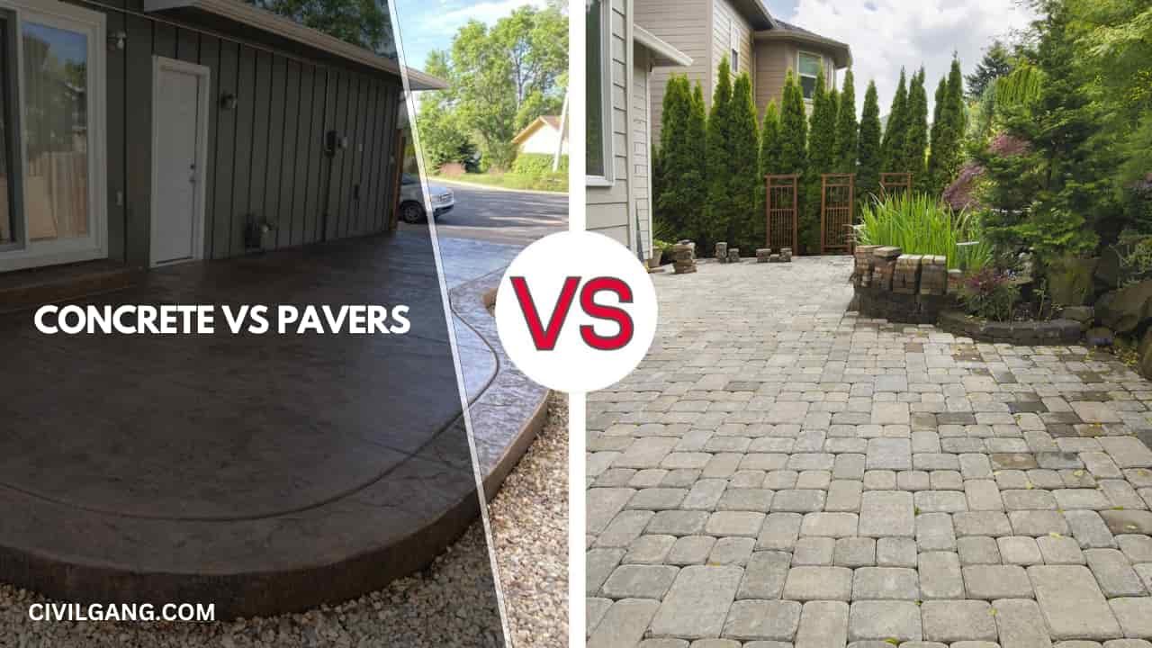 Concrete vs Pavers