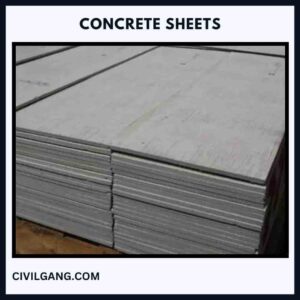 Concrete Sheets