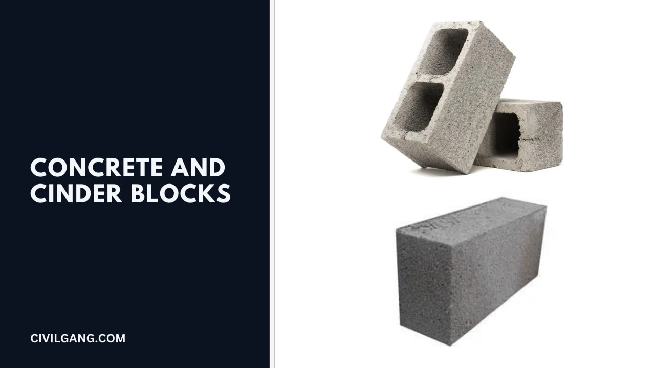 Concrete and Cinder Blocks