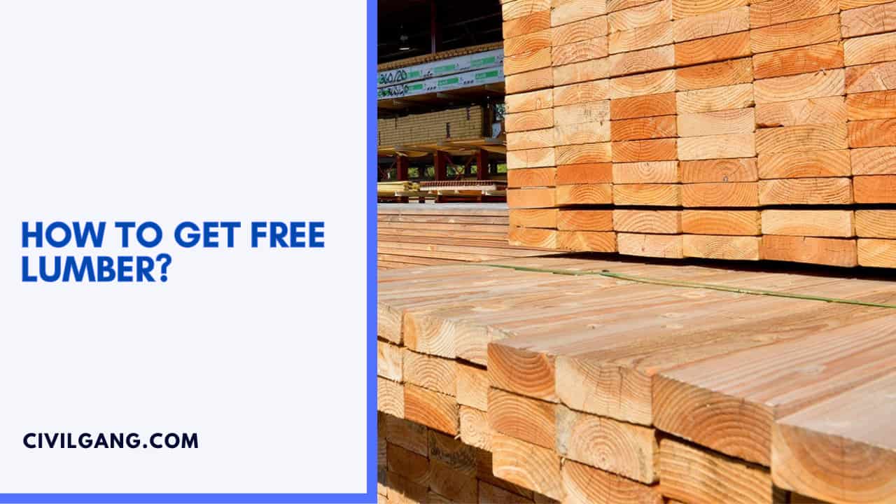 How to Get Free Lumber?