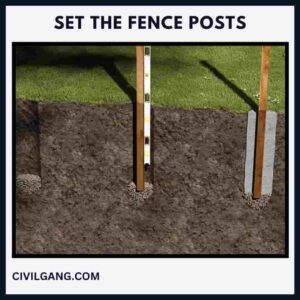 Set the Fence Posts