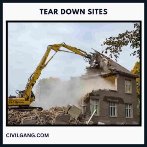 Tear Down Sites