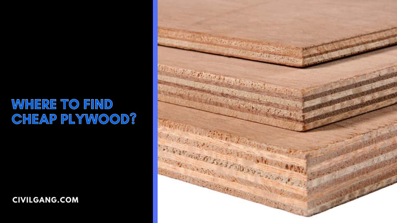 Where to Find Cheap Plywood?