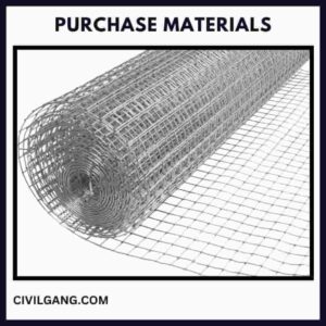 purchase materials
