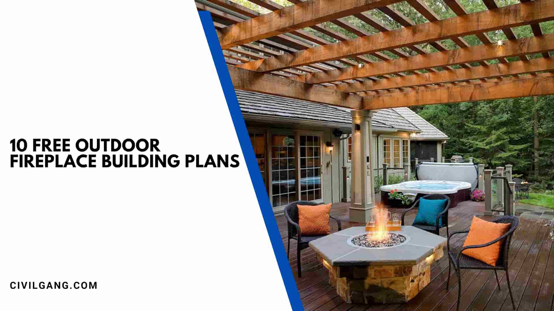 10 Free Outdoor Fireplace Building Plans