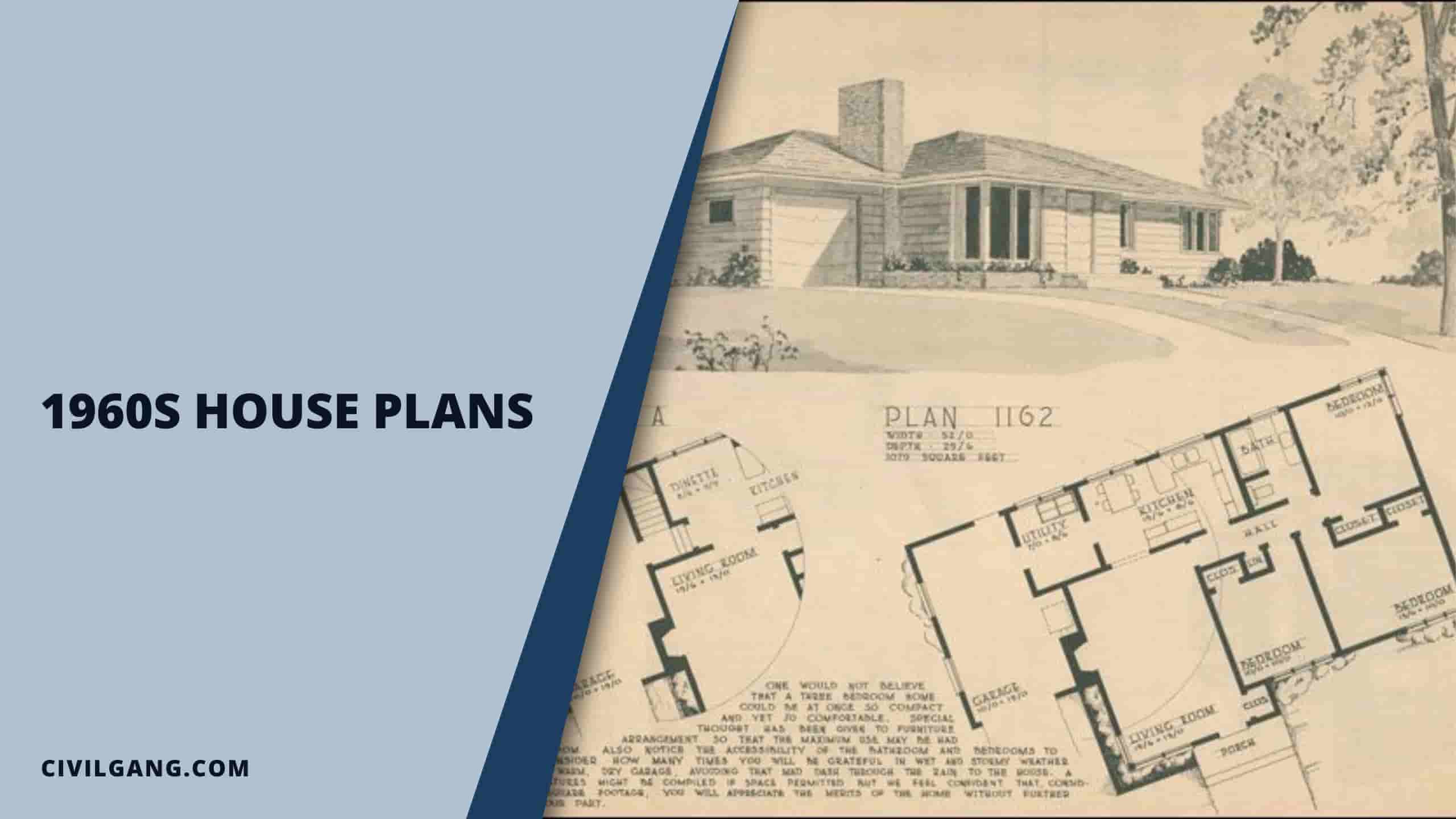 1960s House Plans