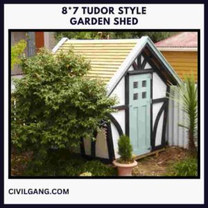 8*7 Tudor Style Garden Shed