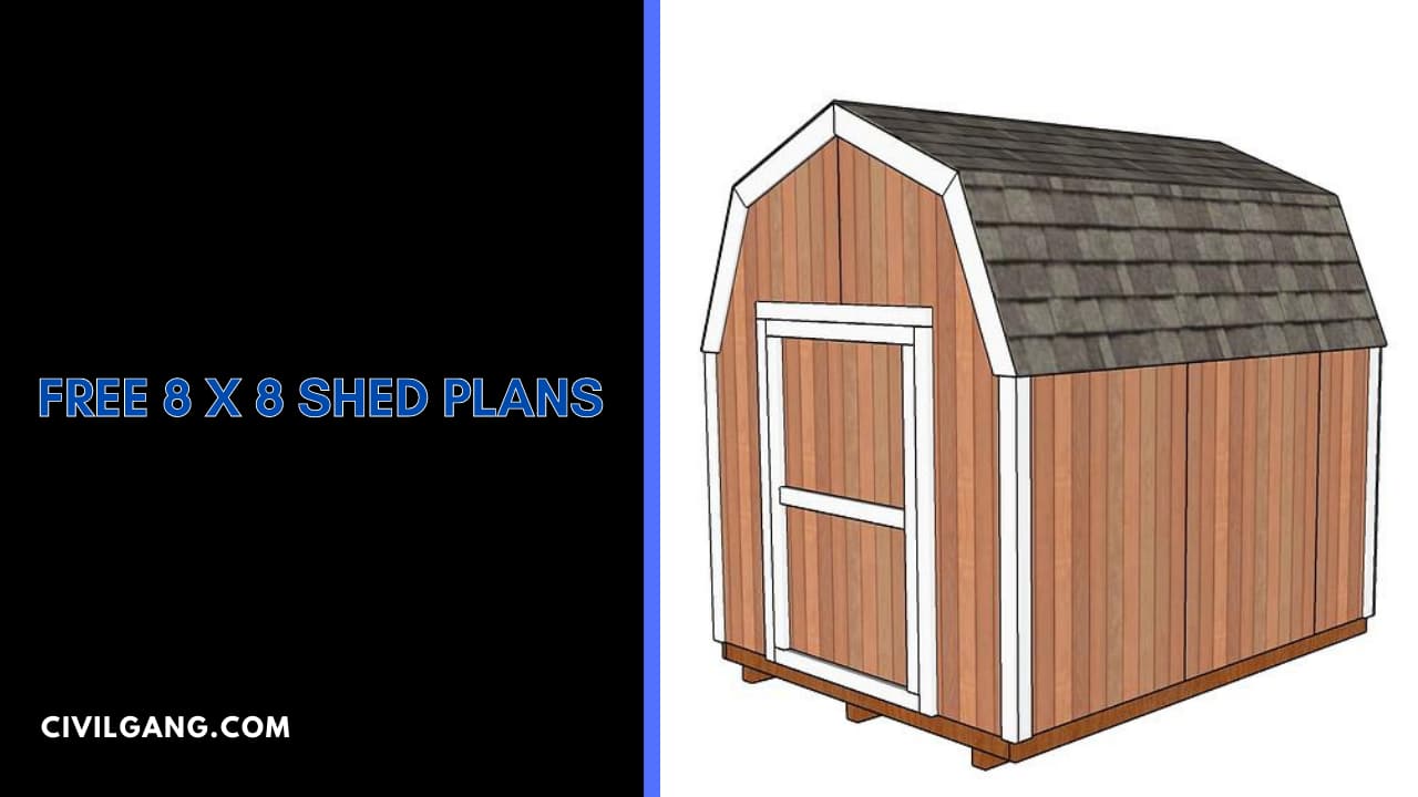 Free 8 X 8 Shed Plans