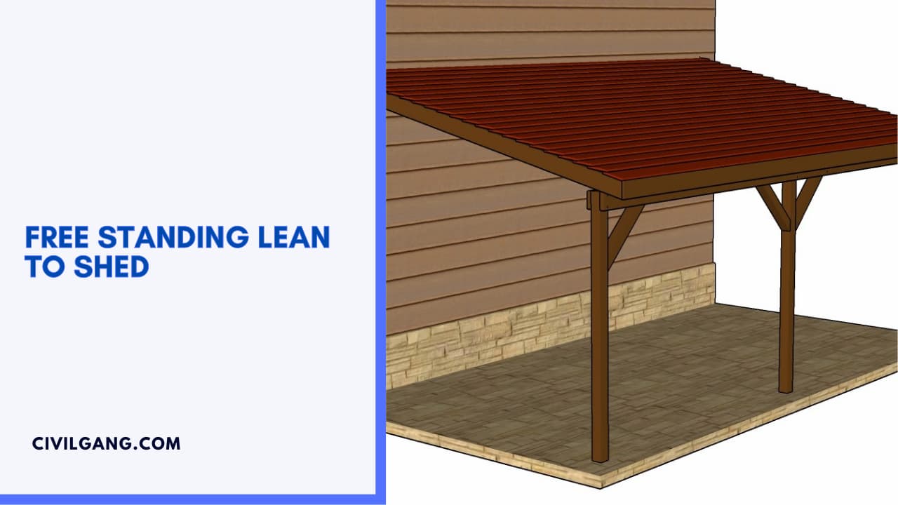 Free Standing Lean to Shed