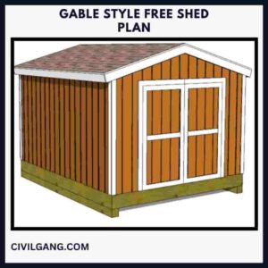 Gable Style Free Shed Plan
