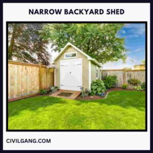 Narrow Backyard Shed