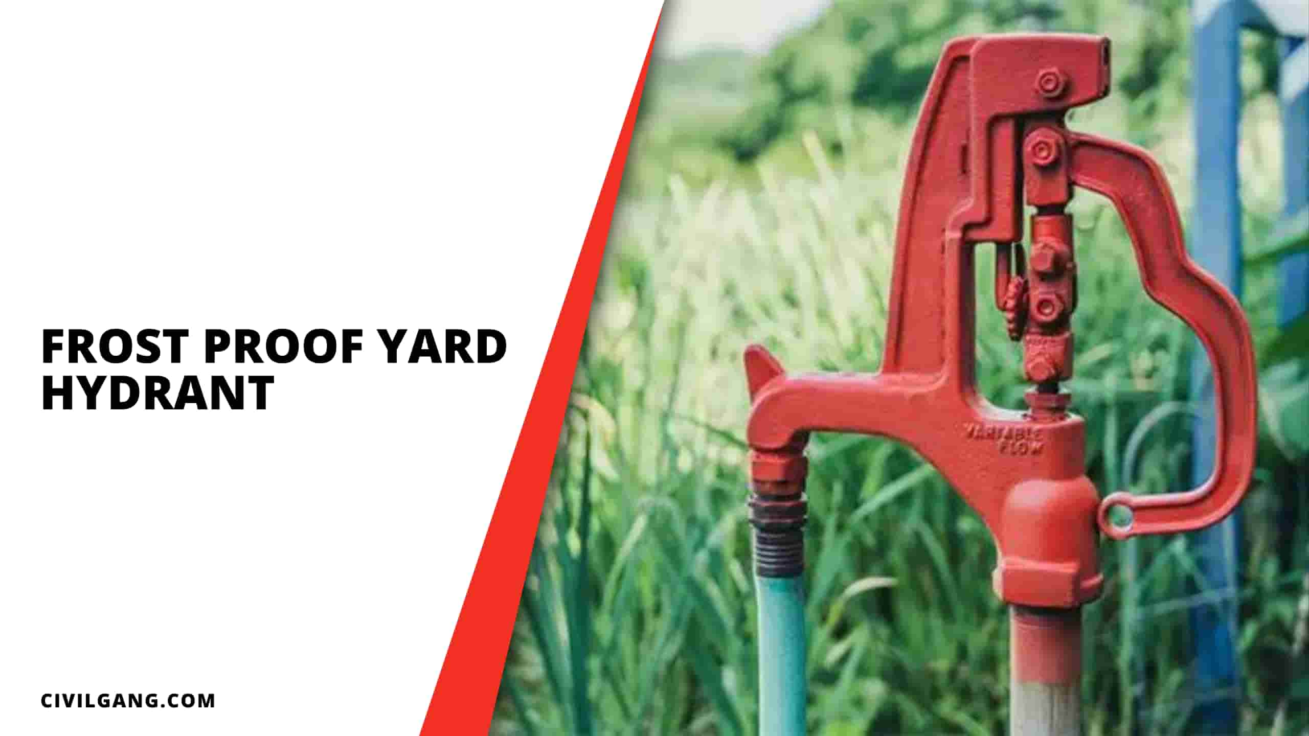 Frost Proof Yard Hydrant