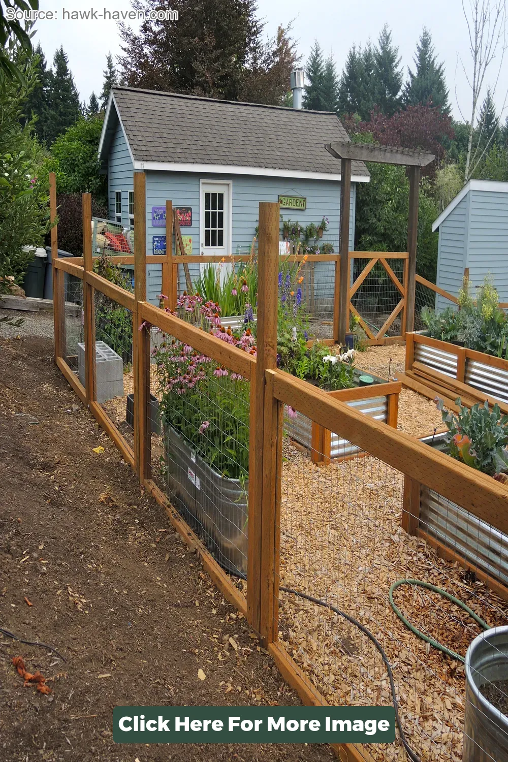 Vegetable Garden Fence Idea