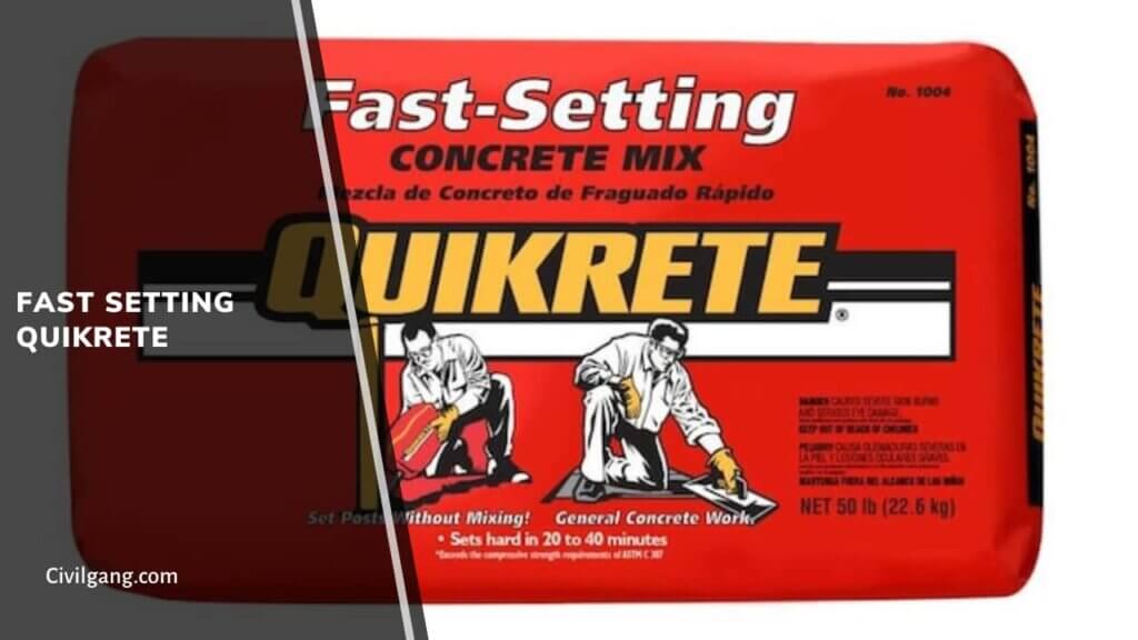 How Long Does It Take for Quikrete to Dry Moisture in Quikrete