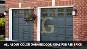 All About Color Garage Door Ideas for Red Brick