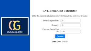 Lvl Beam Cost Calculator